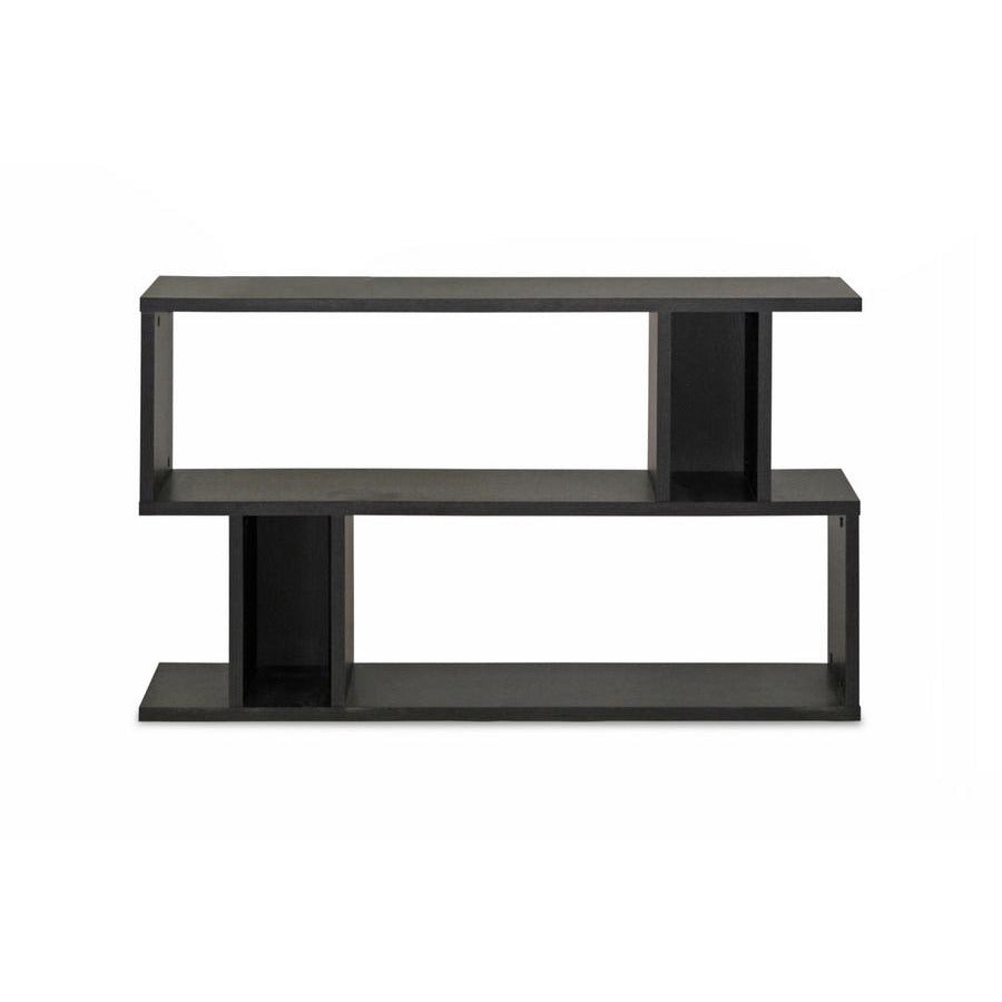 Skyline 2Level Dark Brown Modern Bookshelf